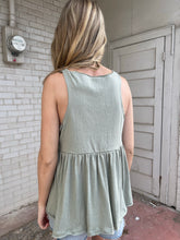 Load image into Gallery viewer, Spring Time Peplum Tank
